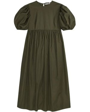 Cecilie Bahnsen Ailey Midikleid - Grün
