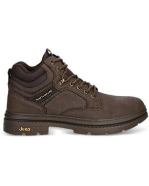 Jeep Bottines À Lacets - Marron