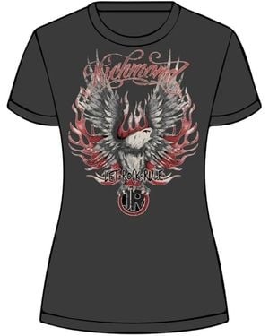 John Richmond Graphic-Print T-Shirt - Black