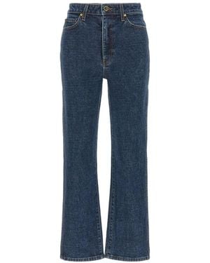 KHAITE Abigail High-Waisted Jeans - Blue