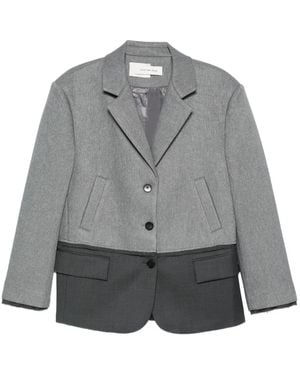 Feng Chen Wang Zweifarbiger Blazer - Grau