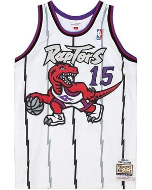 Mitchell & Ness Raptors 1998 Vince Carter ジャージ - ホワイト