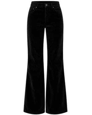 Citizens of Humanity Kimberly Flared Velvet Jeans - Black