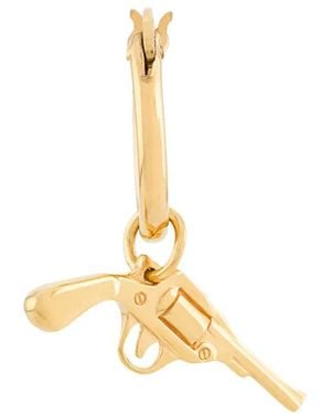 True Rocks Pistol Hoop Earring - Metallic