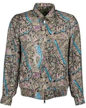Fendi Map Reversible Shirt Jacket - Green
