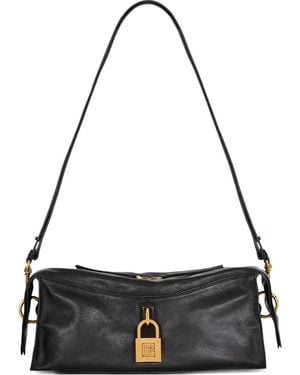 Balmain Bolso de hombro Pulse con candado - Negro