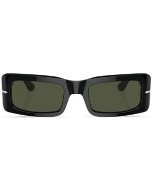 Persol Francis Rectangle-Frame Sunglasses - Black
