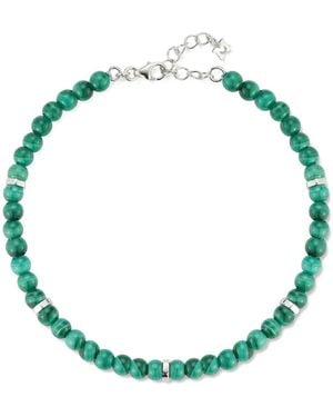 Mateo Bracelet Hex Nut En Malachite - Vert
