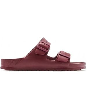 Birkenstock Arizona Buckled Slides - Purple
