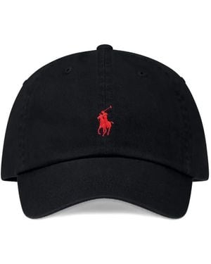 Polo Ralph Lauren Embroidered-Logo Baseball Cap - Black