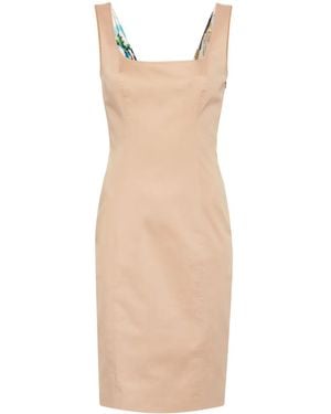 Moschino Horoscope-Panelled Mini Dress - Natural