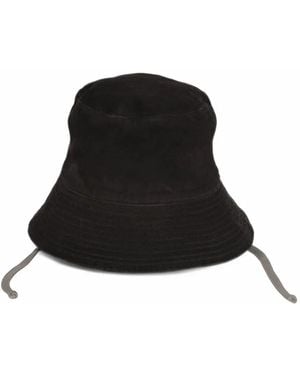 Rick Owens Gilligan Denim Bucket Hat - Black