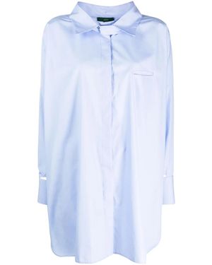 Jejia Cut-Out Detail Shirt - Blue