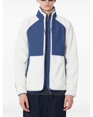 Fjallraven Colorblock Zip-Up Jacket - Blue