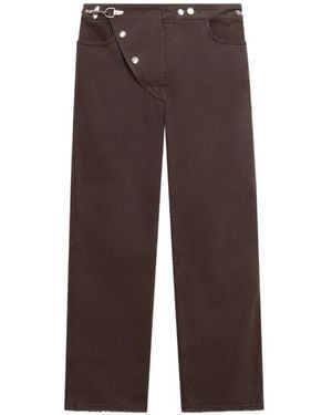 Marni Lobster-Clasp Pants - Brown