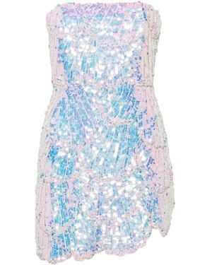 retroféte Avalee Mini Dress - Blue