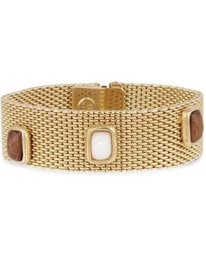 Gas Bijoux Totem Mesh-Chain Bracelet - Natural