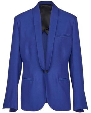 Ferragamo Silk Blazer - Blue