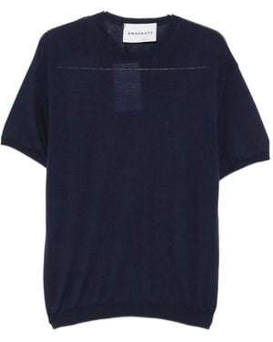 Amaranto Short-Sleeve Top - Blue