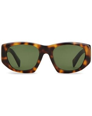 Tod's Geometric-Frame Sunglasses - Green