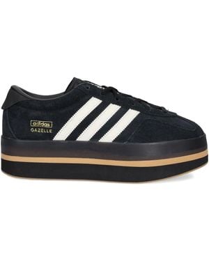 adidas Gazelle Stack Sneakers - Black