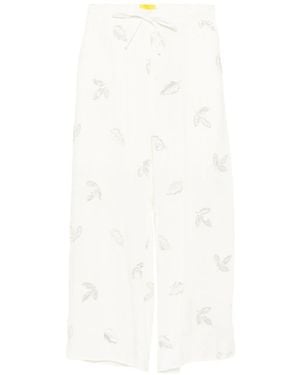 Marques'Almeida Pantalon À Sequins - Blanc