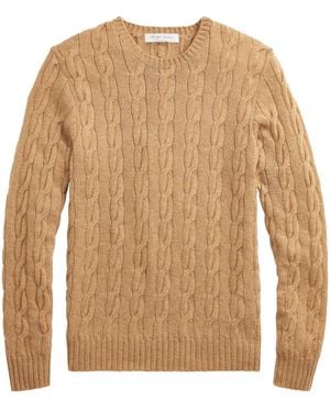 Ralph Lauren ケーブルニット セーター - ナチュラル
