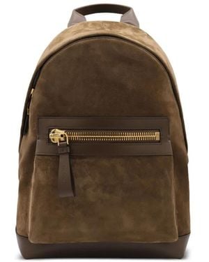 Tom Ford Rucksack aus Wildleder - Braun