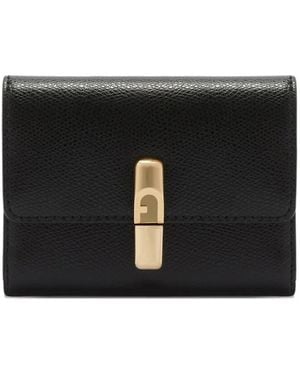 Furla Small Iride Grained Wallet - Black