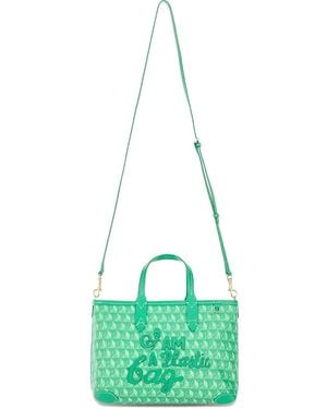 Anya Hindmarch Xs I Am A Plastic Bag Tote Bag - Green