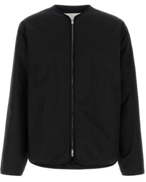 Jil Sander Padded Cotton Jacket - Black