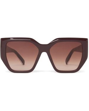 Stella McCartney Chunky Geometric-Frame Sunglasses - Pink