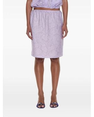 Christopher Esber Light Leak Mini Skirt - Purple