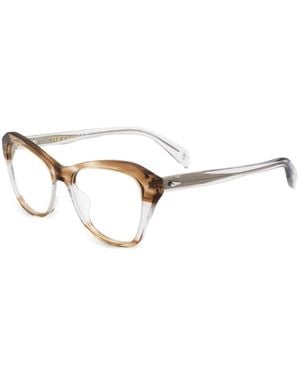 Rag & Bone Cat-Eye-Brille - Weiß