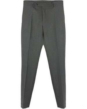 Incotex Tapered Virgin Wool Pants - Gray