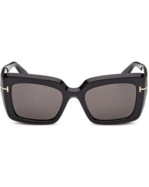 Tom Ford Square-Frame Sunglasses - Grey