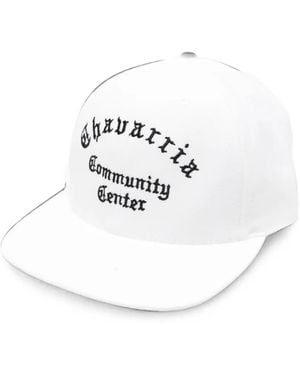 Willy Chavarria Embroidered-Logo Cap - White