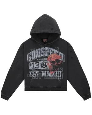 Godspeed Seeing Double Hoodie Mit Kängurutasche - Schwarz