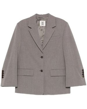 By Malene Birger Liva Buttoned Blazer - Grey