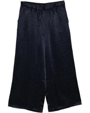 Eileen Fisher Pantalones Anchos Texturizados - Azul