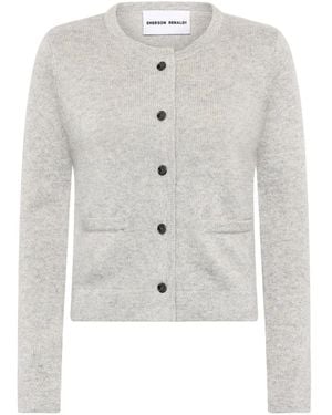 EMERSON RENALDI Button-Front Welt-Pocket Cardigan - White