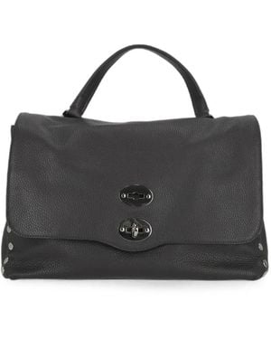 Zanellato Bolso De Hombro Postina Mediano - Negro