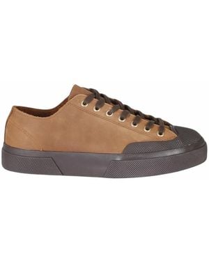 Superga Artifact Works Leather Sneakers - Brown