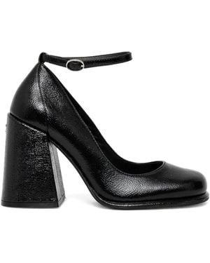 HUGO 100Mm Kiora Chunky-Heel Pumps - Black