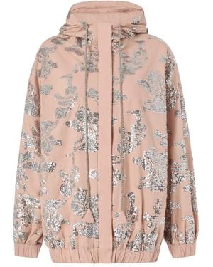 Pinko Floral-Patterned Jacket - Pink
