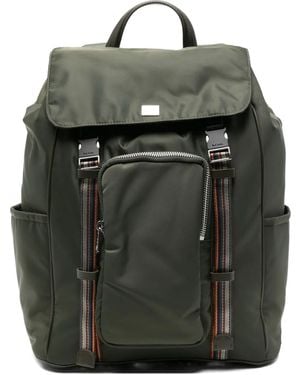 Paul Smith Rucksack Mit Gestreiftem Riemen - Schwarz