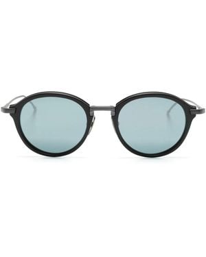 Thom Browne Round-Frame Sunglasses - Black