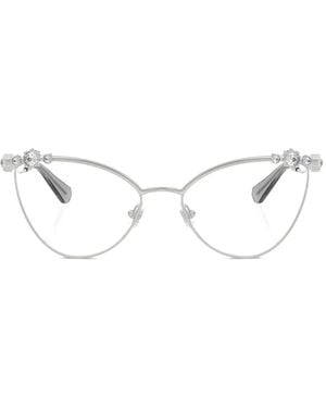Swarovski Bril Met Cat-Eye Montuur - Wit