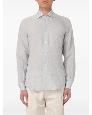 Eleventy Linen Shirt - Grey