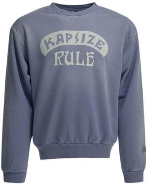 Kapital Graphic-Print Sweatshirt - Blue